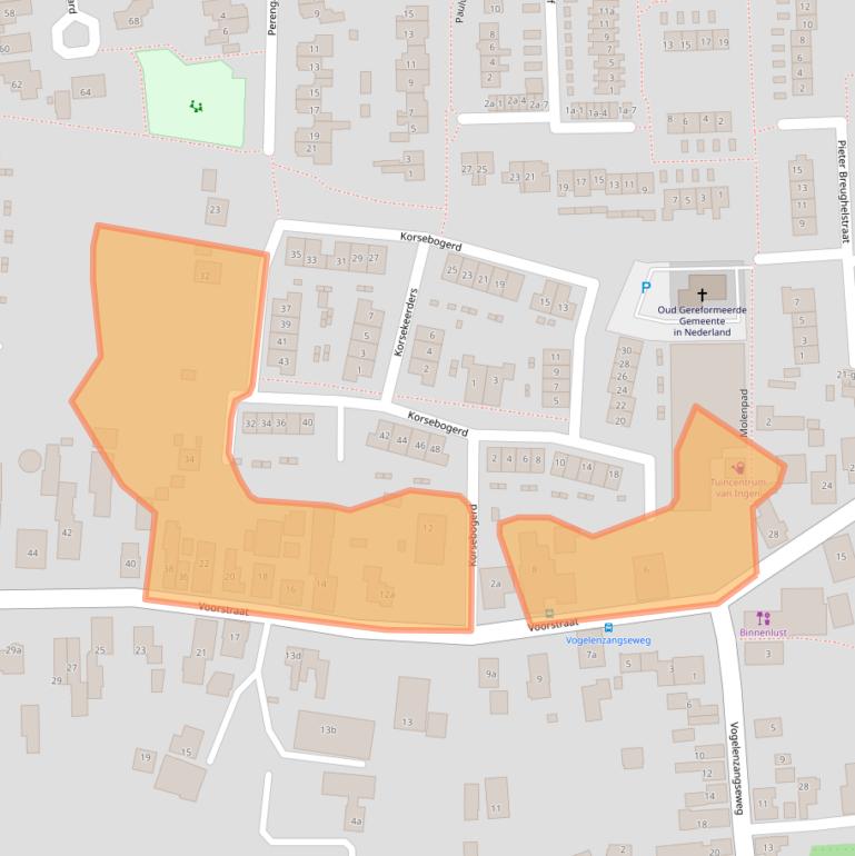 Kaart van postcodegebied 4033AD.