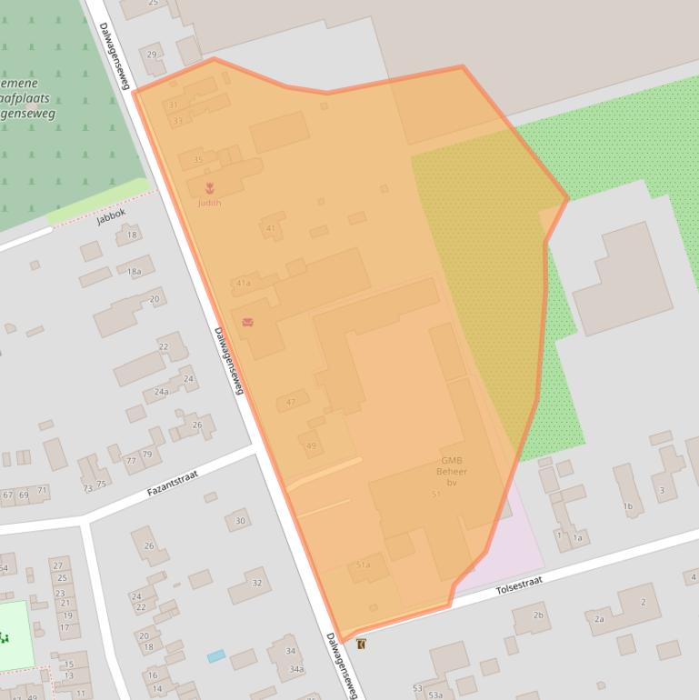 Kaart van postcodegebied 4043MT.