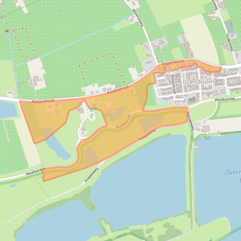 Kaart van postcodegebied 4053HJ.