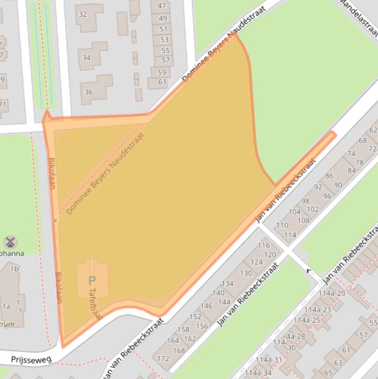 Kaart van postcodegebied 4105GK.