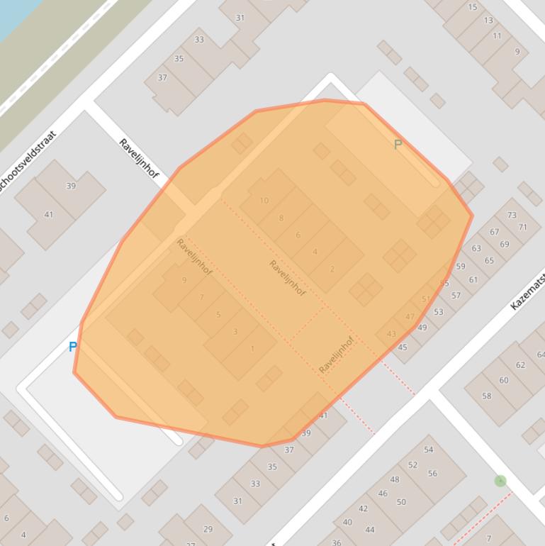 Kaart van postcodegebied 4125WS.