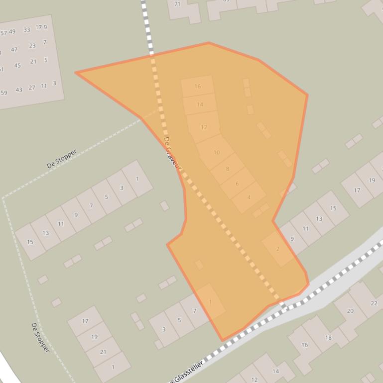 Kaart van postcodegebied 4142SZ.