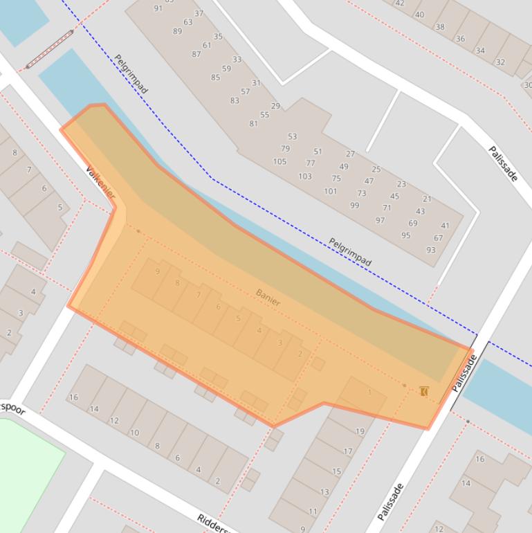 Kaart van postcodegebied 4143GT.