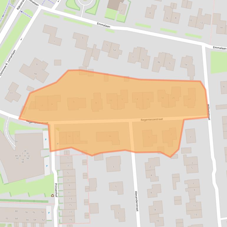 Kaart van postcodegebied 4191GA.