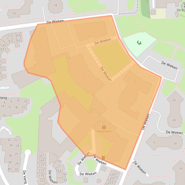 Kaart van postcodegebied 4191TS.