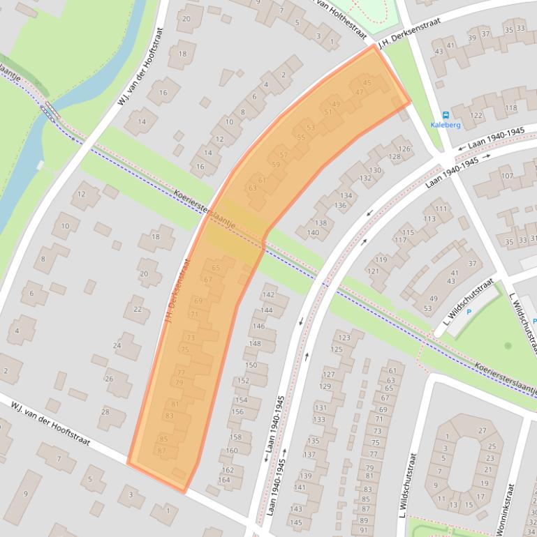 Kaart van postcodegebied 4194WH.