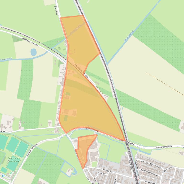 Kaart van postcodegebied 4196JB.