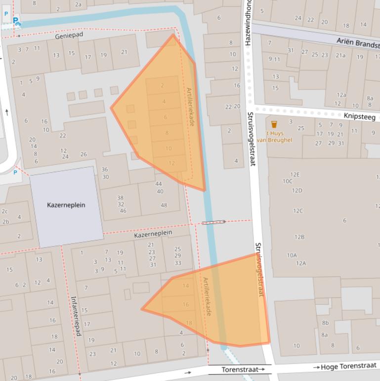 Kaart van postcodegebied 4201MD.
