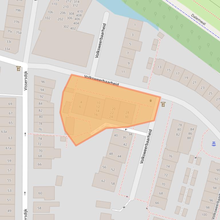 Kaart van postcodegebied 4201ZK.