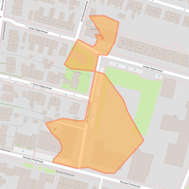 Kaart van postcodegebied 4205BS.