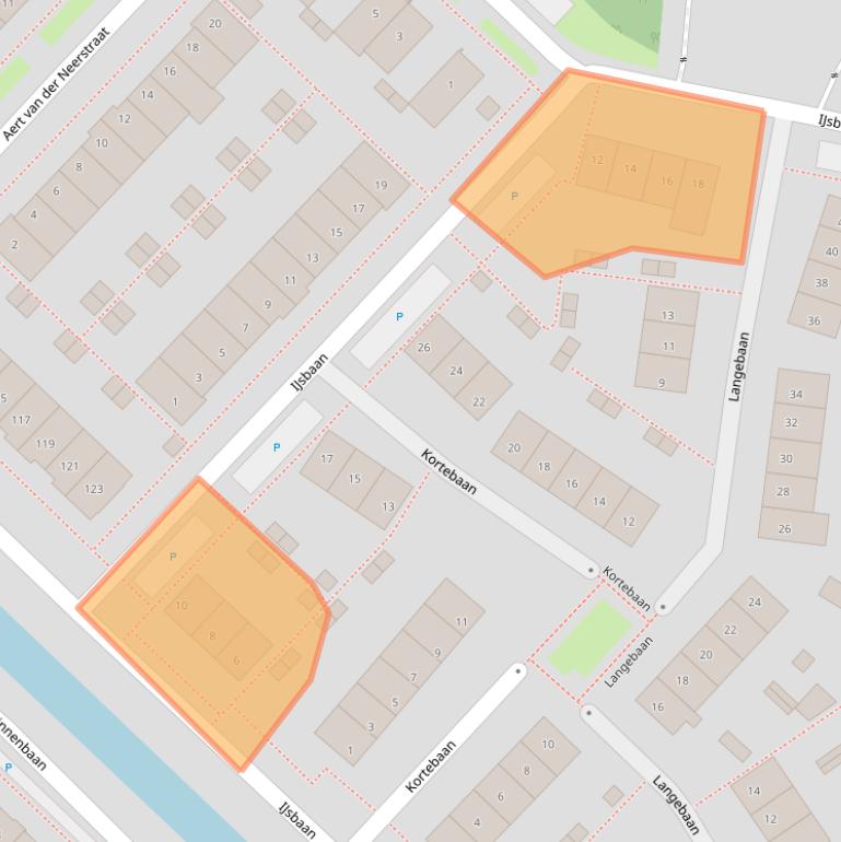 Kaart van postcodegebied 4206VK.