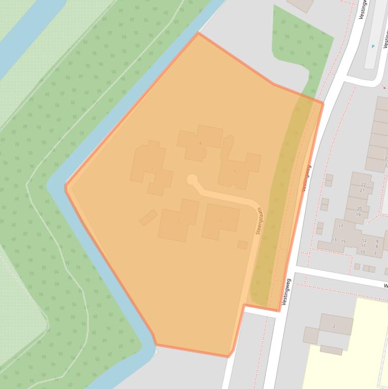 Kaart van postcodegebied 4207GR.