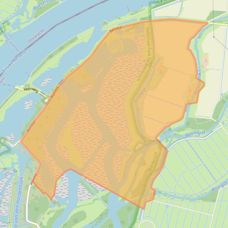 Kaart van postcodegebied 4251MK.