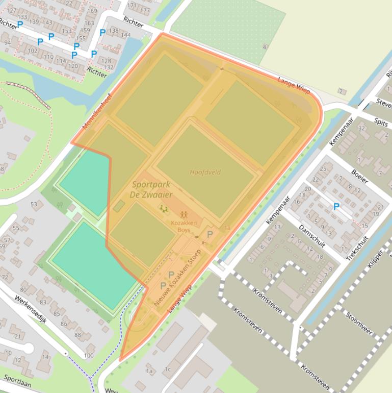 Kaart van postcodegebied 4251PN.