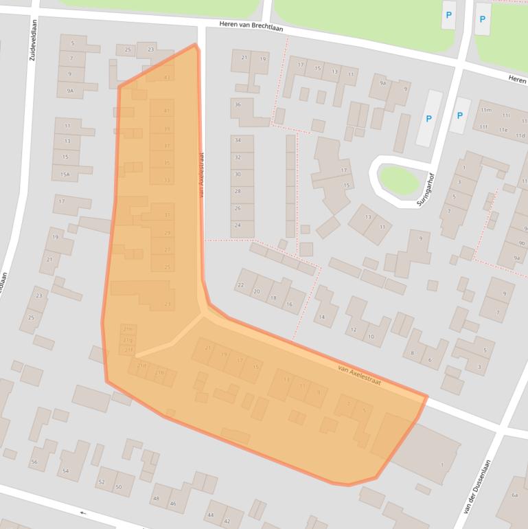 Kaart van postcodegebied 4271AR.