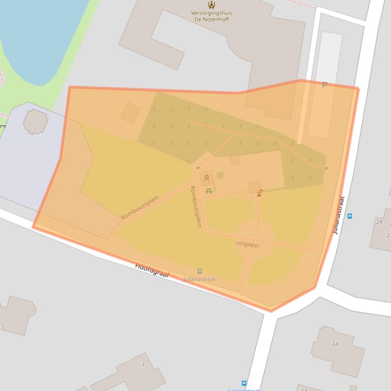 Kaart van postcodegebied 4281NZ.