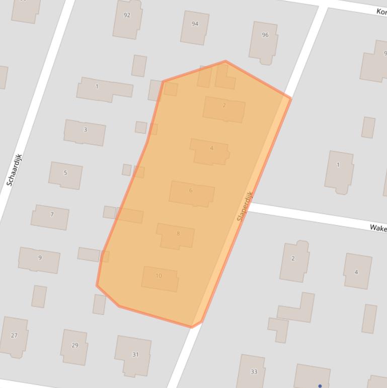 Kaart van postcodegebied 4303AR.