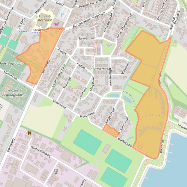 Kaart van postcodegebied 4311AG.