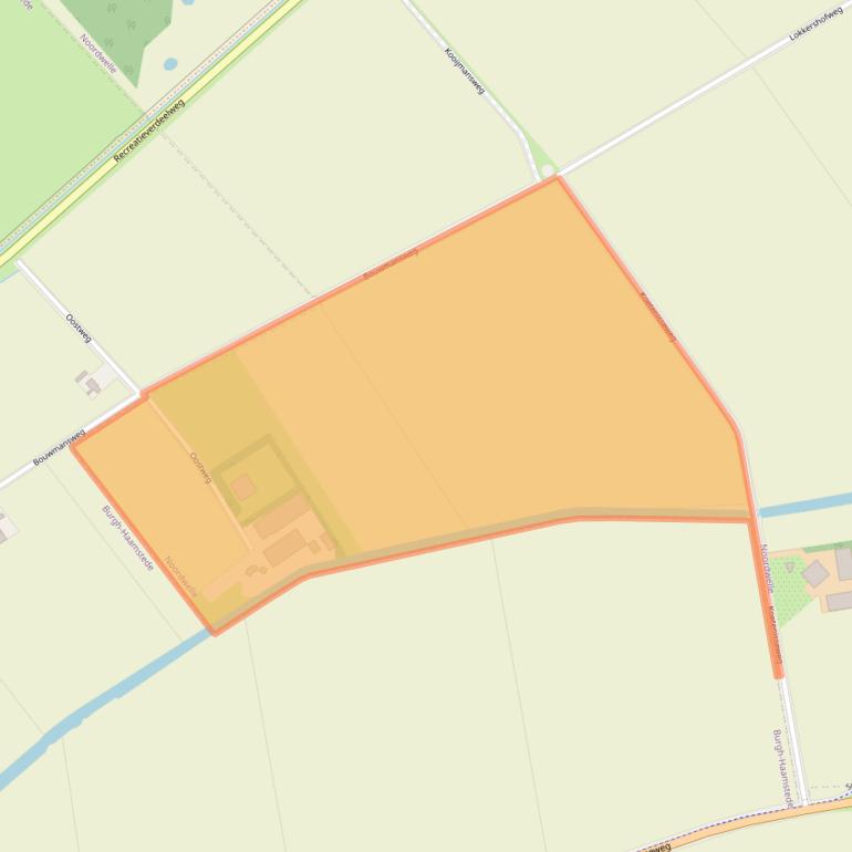 Kaart van postcodegebied 4326SC.