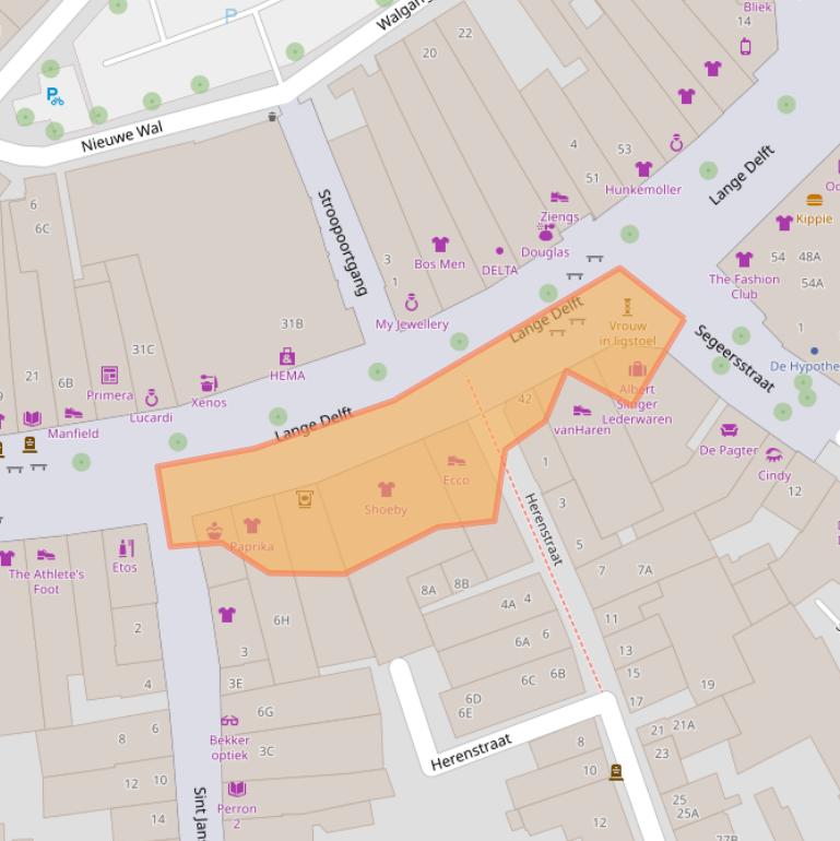 Kaart van postcodegebied 4331AP.
