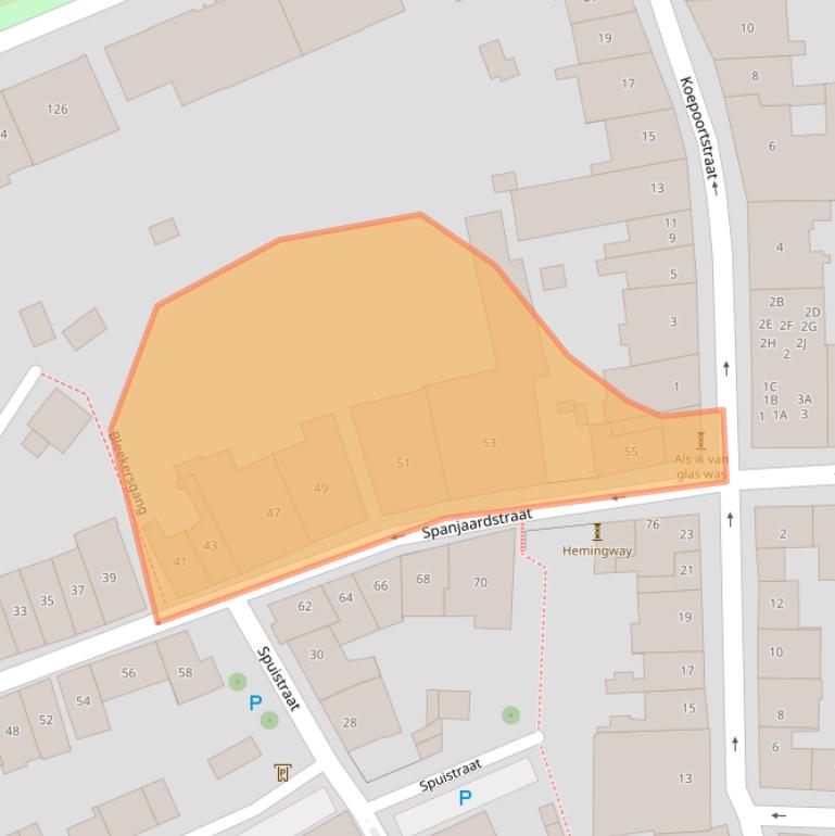 Kaart van postcodegebied 4331EP.