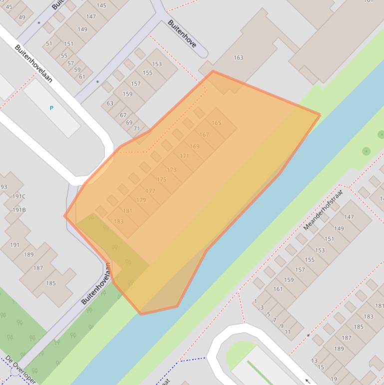 Kaart van postcodegebied 4337HH.