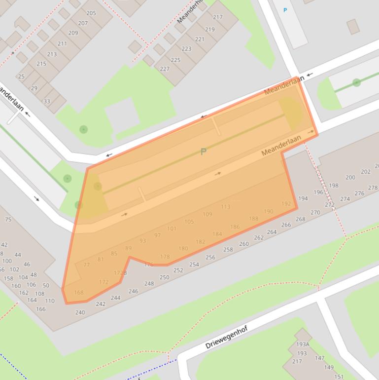 Kaart van postcodegebied 4337TJ.