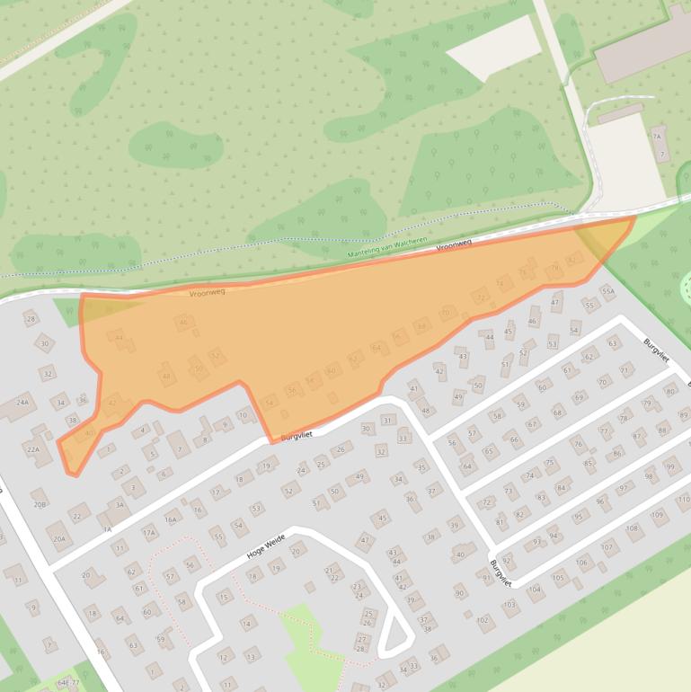 Kaart van postcodegebied 4356EV.