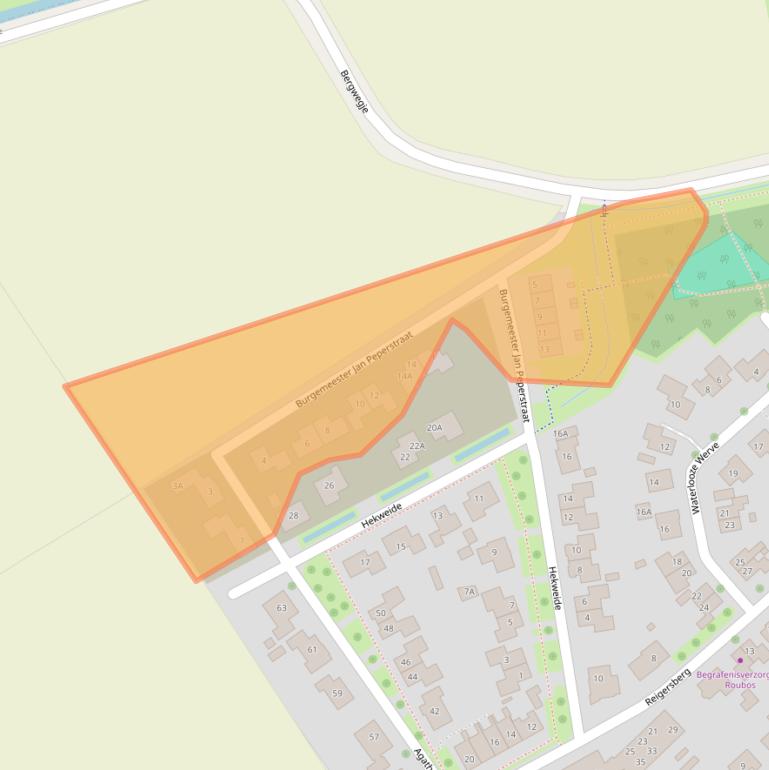 Kaart van postcodegebied 4363BR.