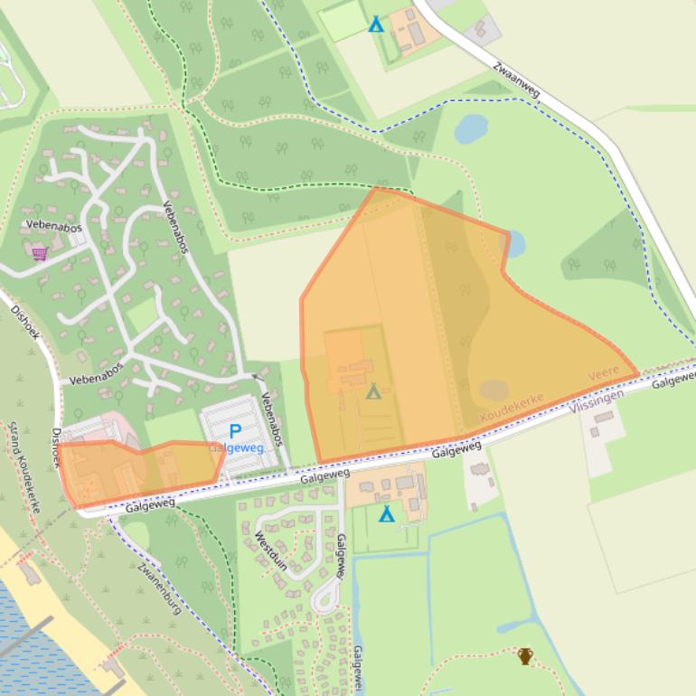 Kaart van postcodegebied 4371PE.