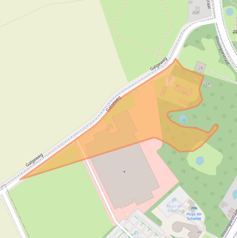 Kaart van postcodegebied 4371RG.