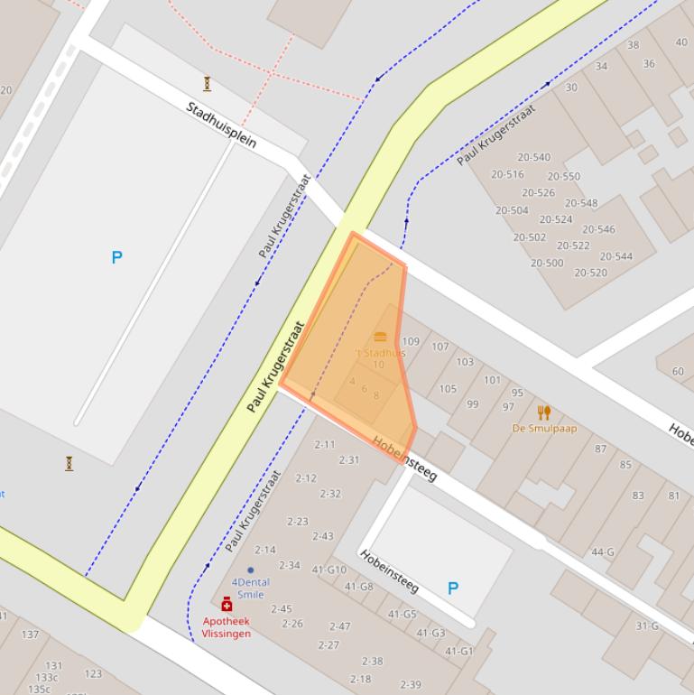 Kaart van postcodegebied 4381WC.