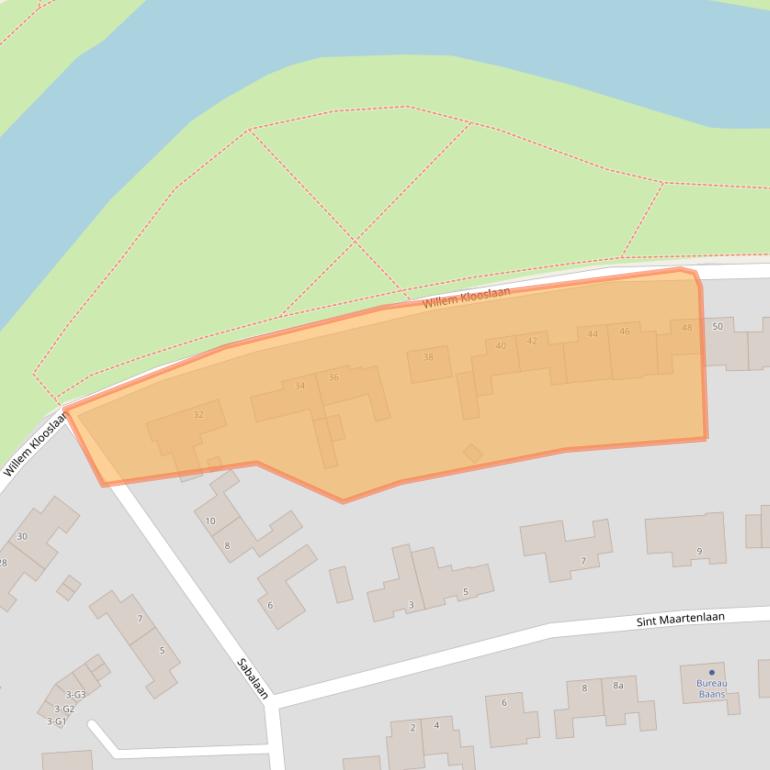 Kaart van postcodegebied 4383AV.