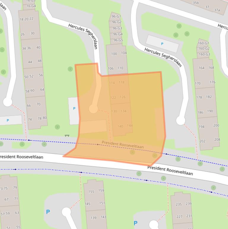 Kaart van postcodegebied 4383VM.