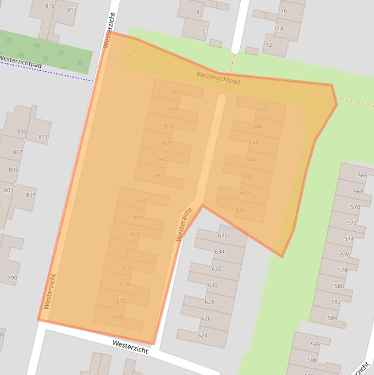 Kaart van postcodegebied 4385BX.
