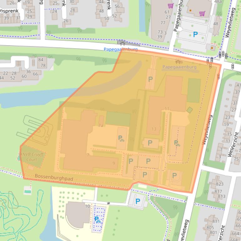 Kaart van postcodegebied 4385CH.