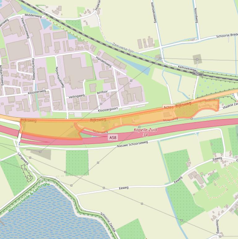 Kaart van postcodegebied 4423PD.