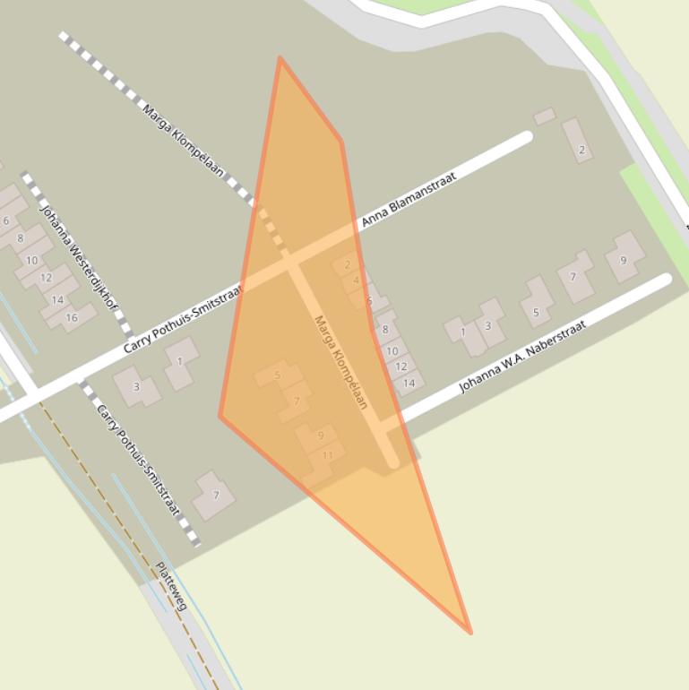 Kaart van postcodegebied 4451ML.