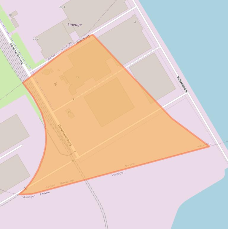 Kaart van postcodegebied 4455SP.