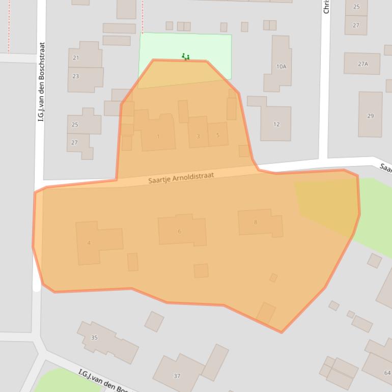 Kaart van postcodegebied 4475AH.