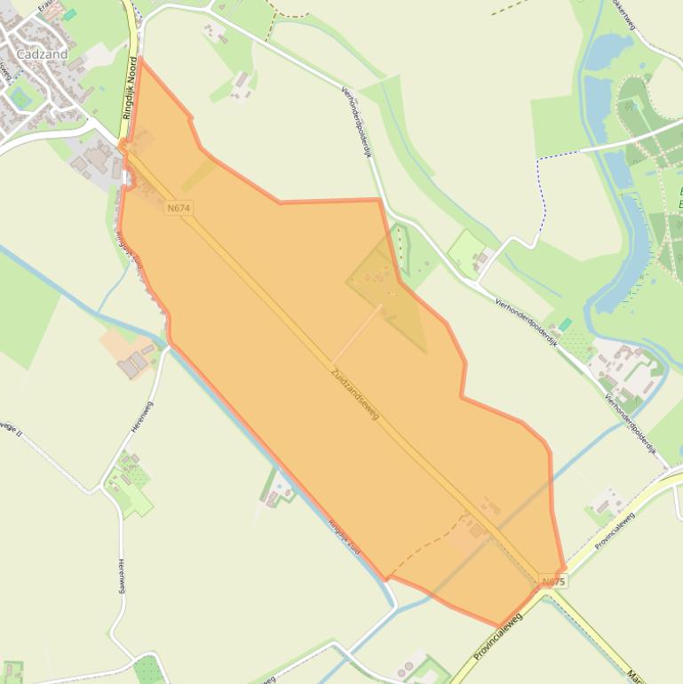 Kaart van postcodegebied 4506HC.