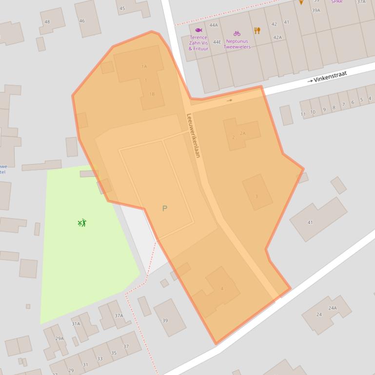 Kaart van postcodegebied 4506JW.