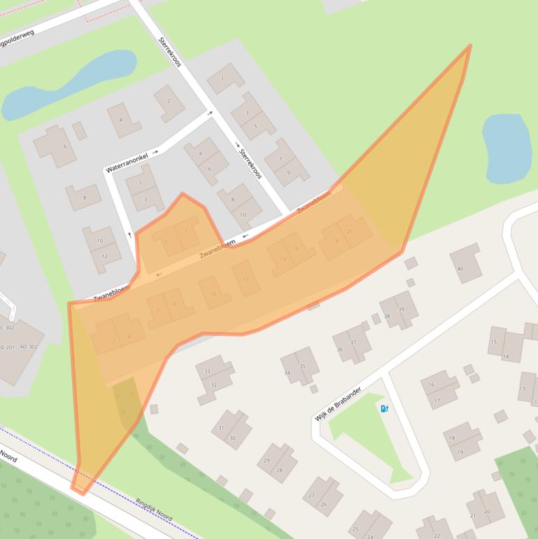 Kaart van postcodegebied 4506LA.