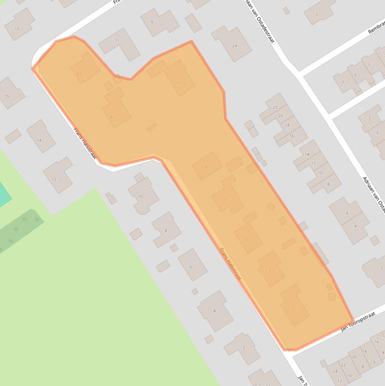 Kaart van postcodegebied 4507CD.