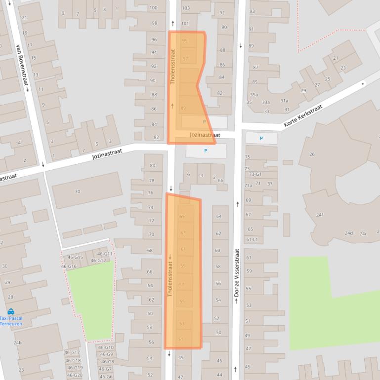 Kaart van postcodegebied 4531AN.