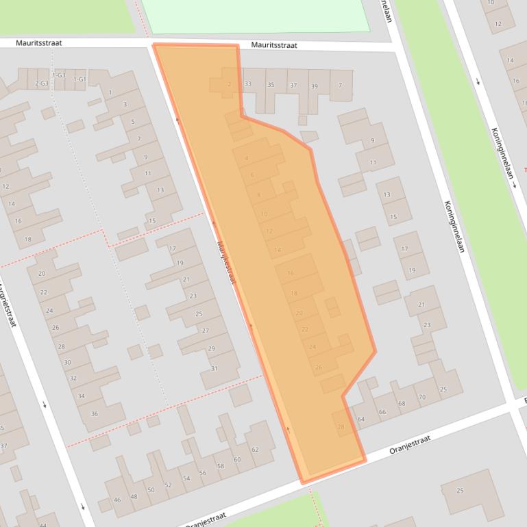 Kaart van postcodegebied 4532BM.