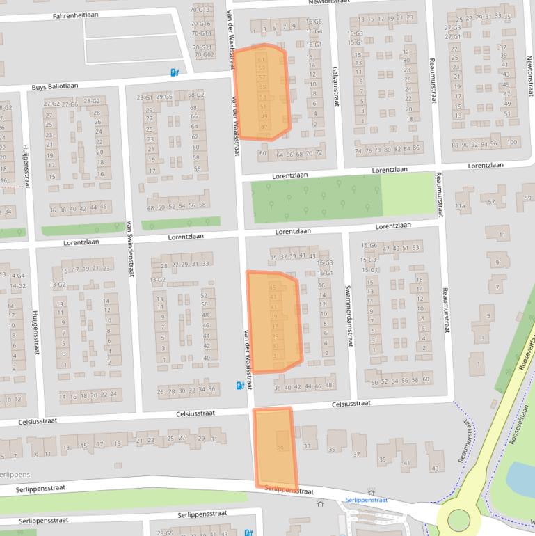 Kaart van postcodegebied 4532LB.