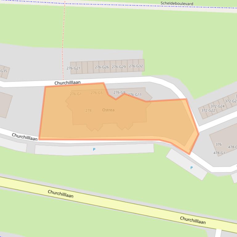 Kaart van postcodegebied 4532ME.