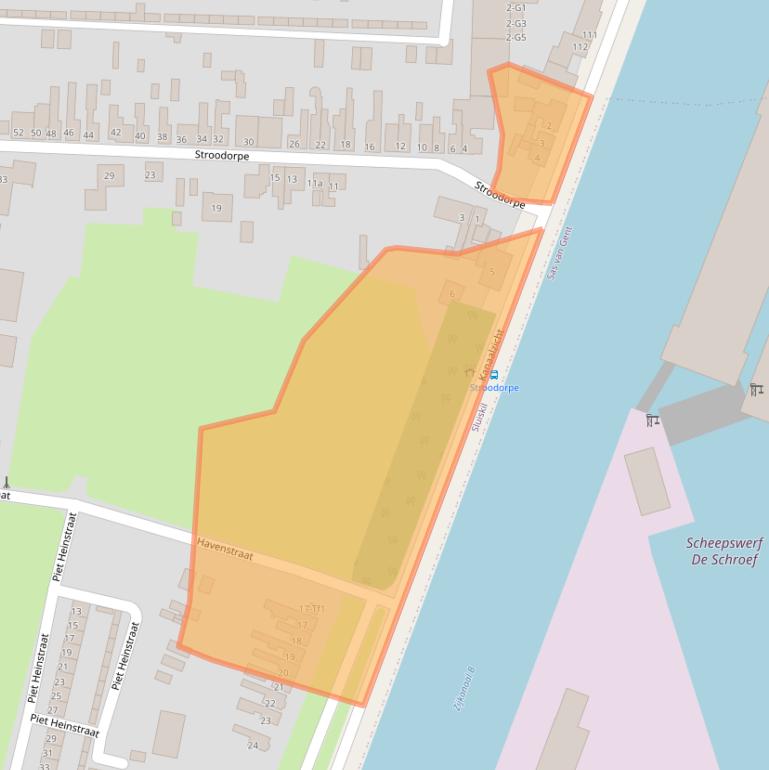 Kaart van postcodegebied 4541CG.