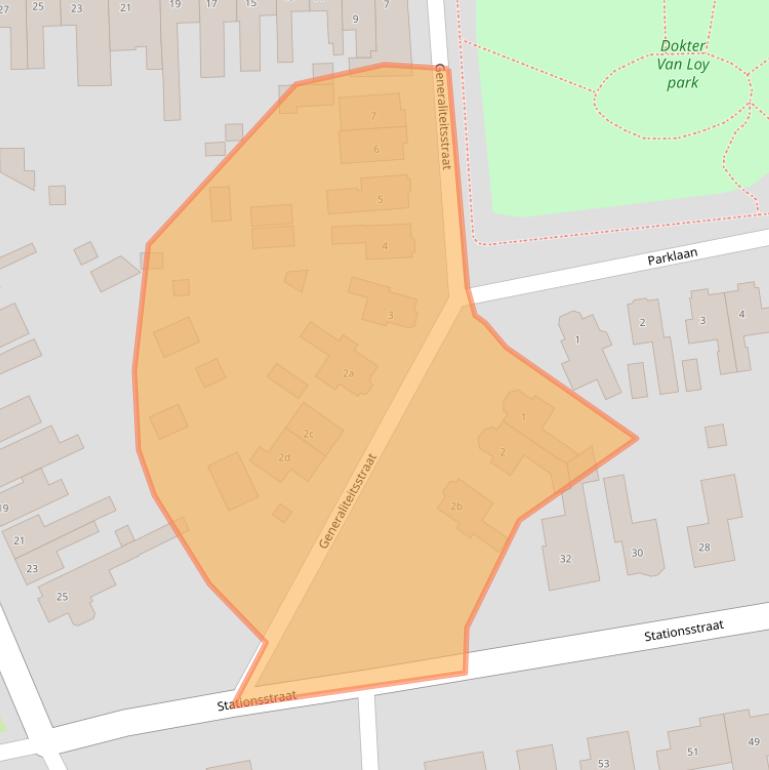 Kaart van postcodegebied 4551EX.